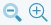 Zoom out and zoom in buttons