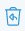 Trash can with arrow